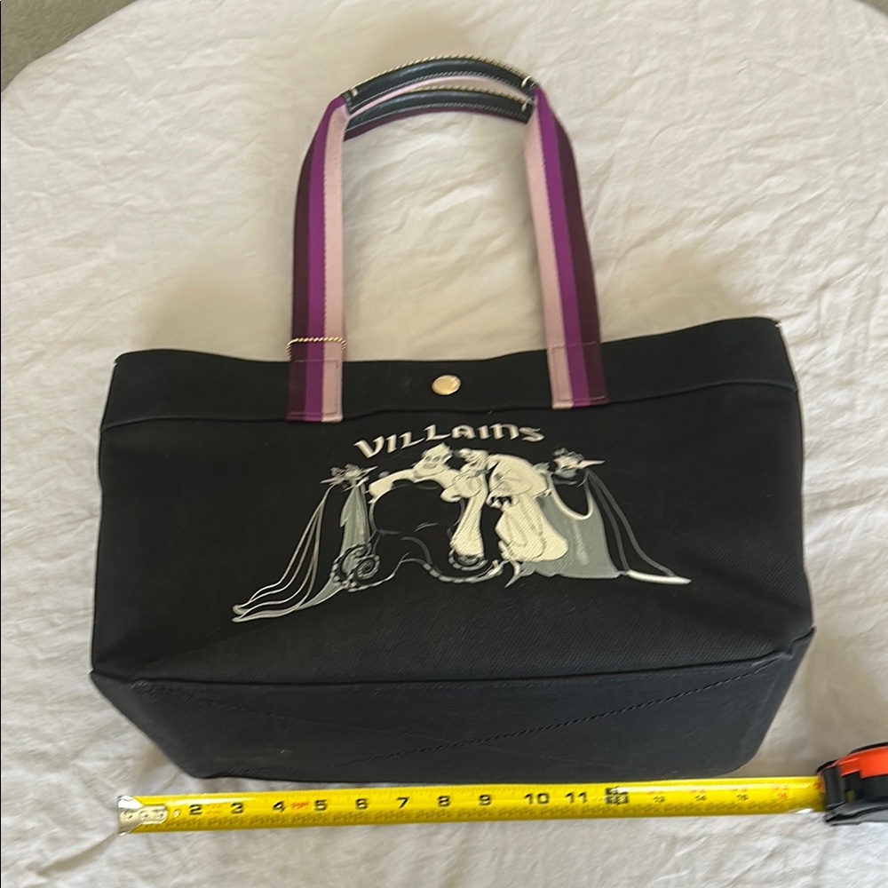 COACH Black and Purple Villains Graphic Tote Bag - Picture 12 of 13